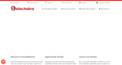Desktop Screenshot of centre-kalachakra.com