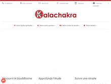 Tablet Screenshot of centre-kalachakra.com